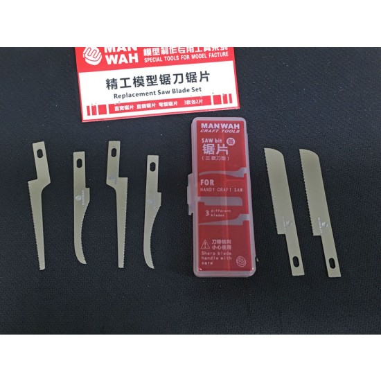 Saw Blades (6 blades, 3 different types)