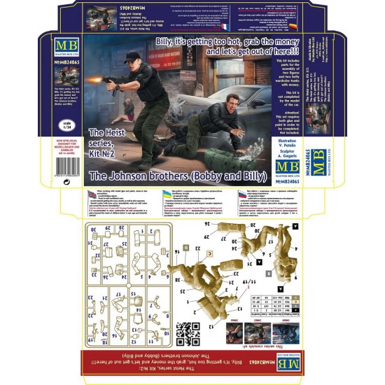 1/24 The Heist Series Vol.2: The Johnson Brothers Bobby and Billy (2 figures)