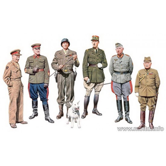 1/35 WWII The Generals (6 Figures)