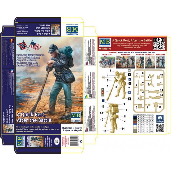 1/35 American Civil War - Union Army Infantry Sergeant 