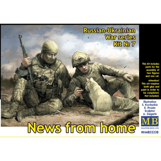 1/35 Russian-Ukrainian War kit No.7 - News from Home (2 figures)