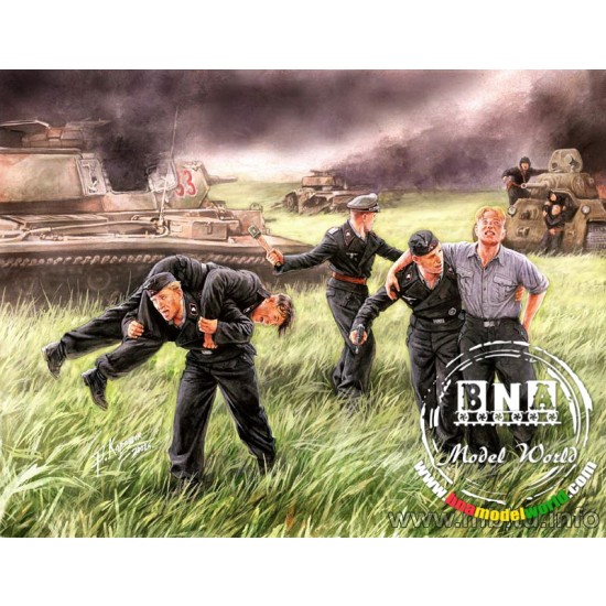 1/35 German Tank Crew, Kursk 1943