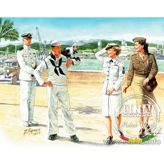 1/35 Women at War: Us Navy Waves (4 Figures)
