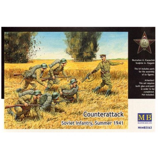 1/35 "Counterattack" - Soviet Infantry Summer 1941 (6 figures)