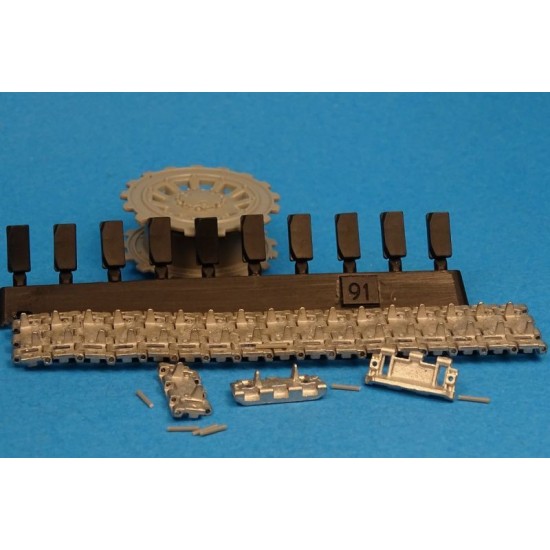 1/35 Tracks for AMX-13 with rubber pads, new pads