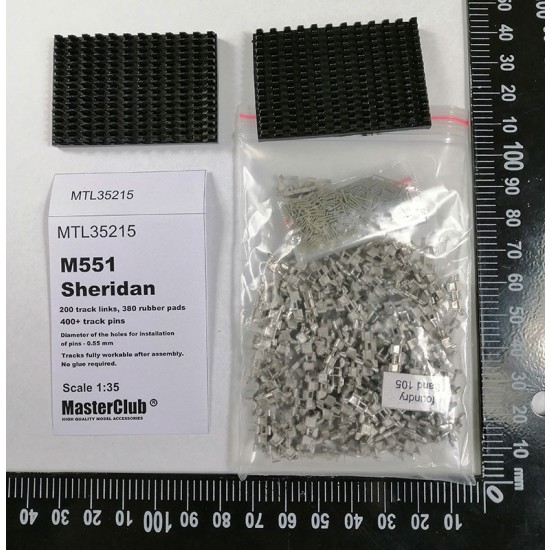 1/35 Metal Tracks for M551 Sheridan