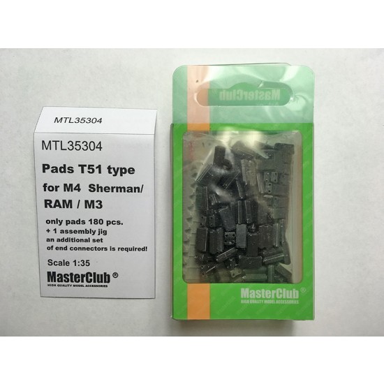 1/35 M4 Sherman/M3/RAM Pads T51 Type (180pcs)