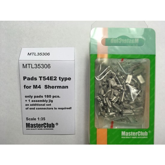 1/35 M4 Sherman Pads "Cuff Design" T54E2 Type (180pcs)