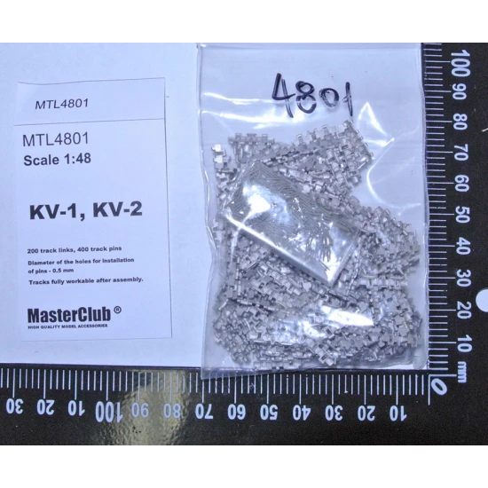 1/48 Metal Tracks for Kliment Voroshilov Tank KV-1/KV-2