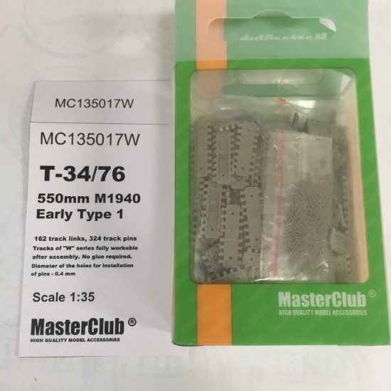 1/35 Tracks for T-34 550mm M1940 Early Type 1