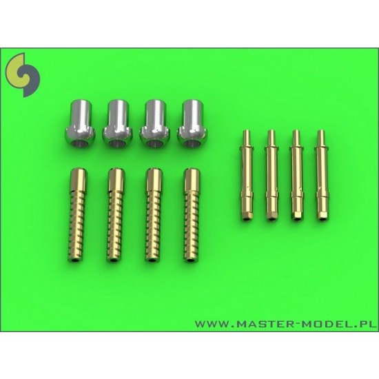 1/24 Hawker Hurricane Mk.IIC Hispano Mk.I 20mm Cannons (w/Flat Recoil Springs)(4pcs)