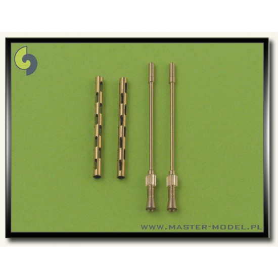 1/32 British Mk 2 Browning .303 Caliber 7,7mm W/Flash Hider 2pcs
