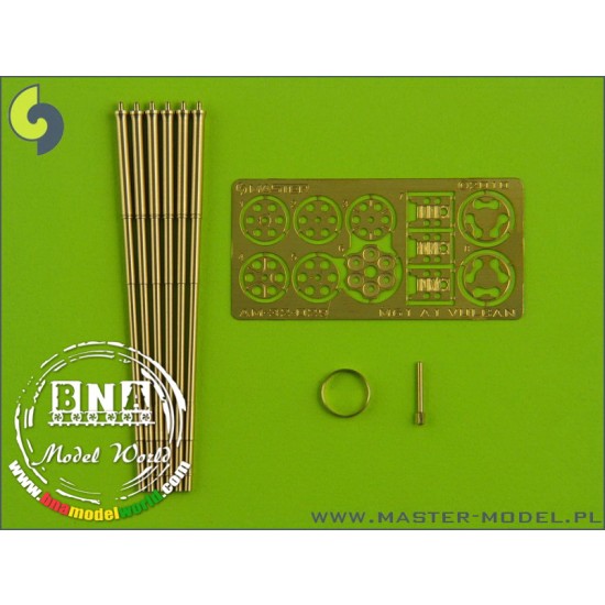 1/32 M61 A1 Vulcan - Six-barrelled Rotary 20mm Cannon - Turned barrels w/Clamps