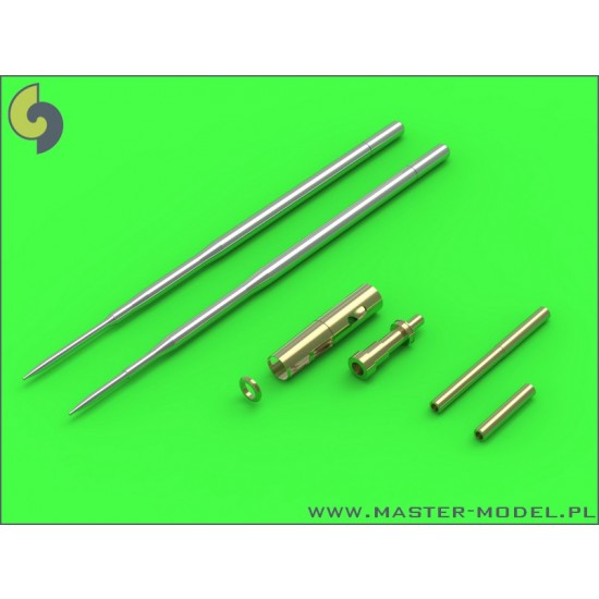 1/32 Mikoyan MiG-17A/P/F (Fresco A, B, C) - 37mm and 23mm Gun Barrels Set & Pitot Tubes