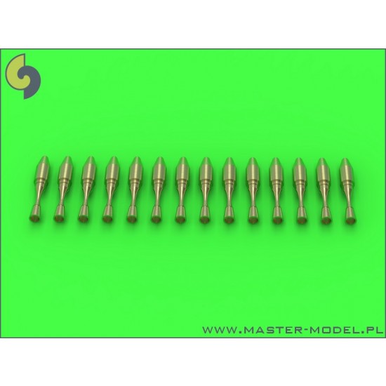 1/32 Static Dischargers for Modern Sukhoi Jets Su-27, Su-30, Su-33, Su-34 (12pcs+2 Spare)