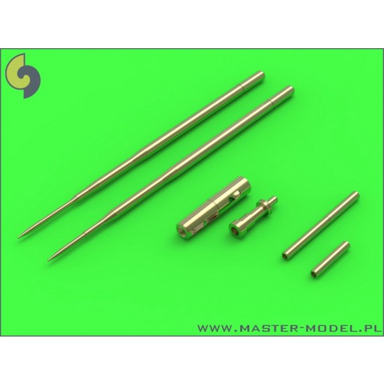 1/48 MiG-17A/P/F (Fresco A, B, C) - 37mm and 23mm Gun Barrels Set & Pitot Tubes