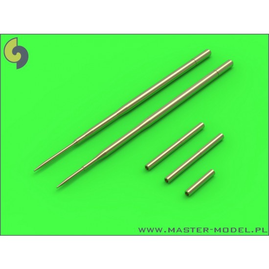 1/48 Mikoyan MiG-17PF (Fresco D) - 23mm Gun Barrels Set & Pitot Tubes