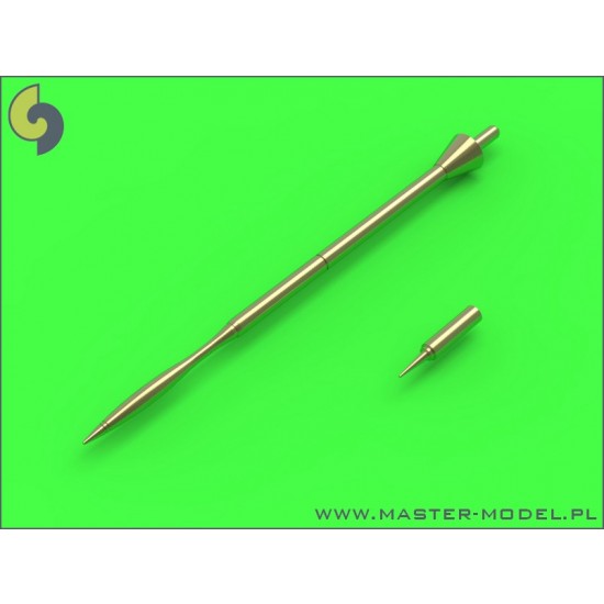 1/72 IAI Kfir Pitot Tube & Angle of Attack Probe (Turned Brass)