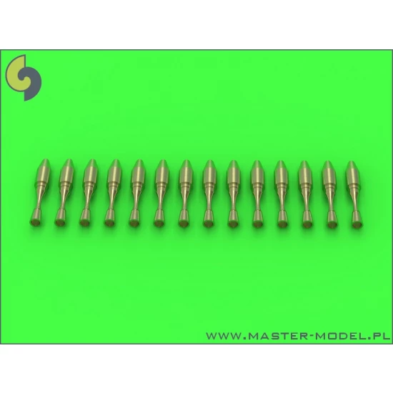 1/72 Static Dischargers for Modern Sukhoi Jets Su-27, Su-30, Su-33, Su-34 (12pcs+2 Spare)
