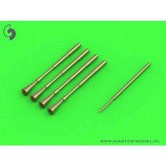1/72 Douglas A-1 Skyraider 20mm Cannon Turned Barrels with Flash Hiders and Pitot Tube