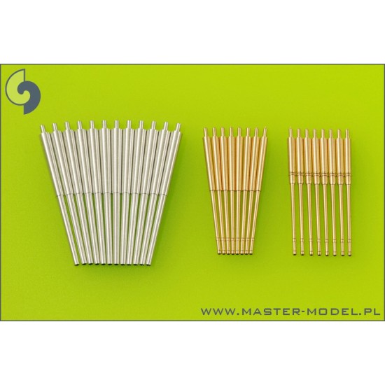 1/200 German Bismarck Secondary&Heavy AA Armament Barrels - 15cm(12pcs) & 10.5cm(16pcs)