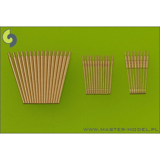1/200 German Bismarck AA Armament Barrels: 37mm SKC/30 (x16), 20mm C/30 (x12), C/38 (x8)