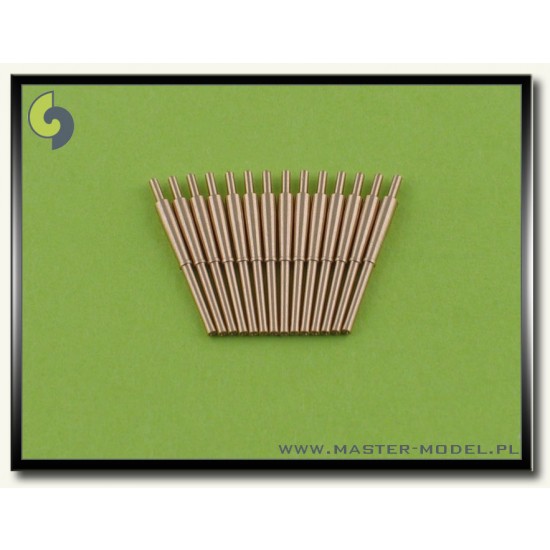 1/350 British 4in/45 (10.2 cm) QF HA Marks XVI Barrels (14pcs)