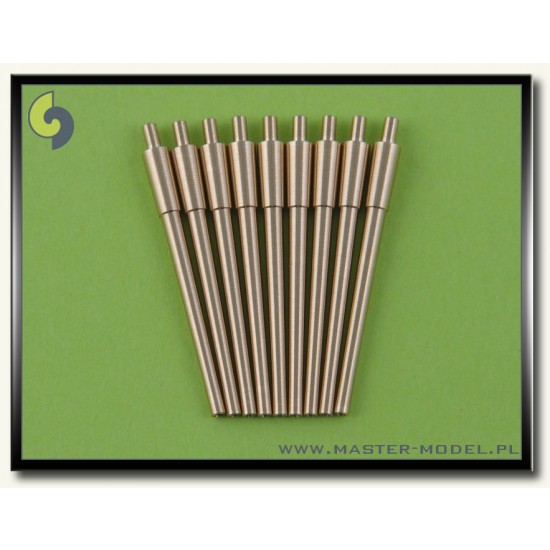 1/350 USN 8"/55 (20.3 cm) Mark 12 Barrels (9pcs)