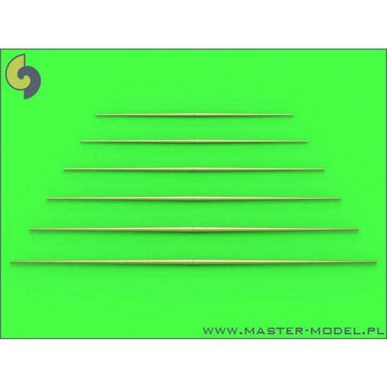 1/350 Universal Yardarms Set No.2 (Length: 40, 45, 50, 55, 60, 65mm, 1pc each)