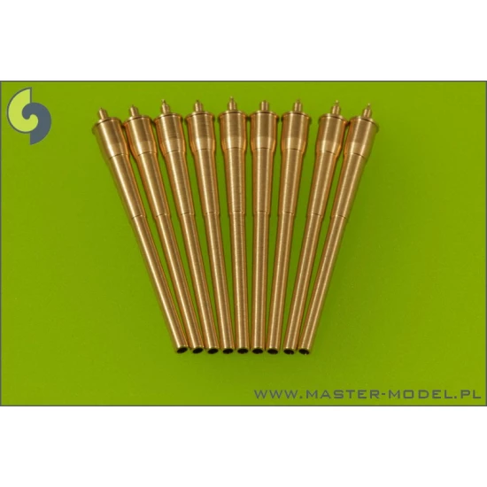 1/700 USN 16in/45 (40.6cm) Mark 6 Barrels (9pcs) - North Carolina & South Dakota Classes