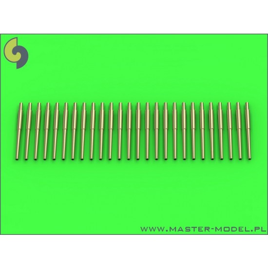 1/700 British 12-pdr [3"/50 (7.62 cm)] 18cwt QF Mark I Barrels (26pcs) for Dreadnought