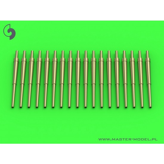 1/700 British 4.5in/45 (11.4 cm) QF Marks I, III & IV Barrels (18pcs)
