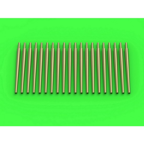 1/700 IJN 14cm/50 (5.5in) 3Rd Year Type Barrels for Turrets without Blastbags (20pcs)