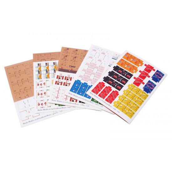 1/35 Cardboard Boxes Big Set Vol.1 - Generic, Beer, Coffee, Water, Soda