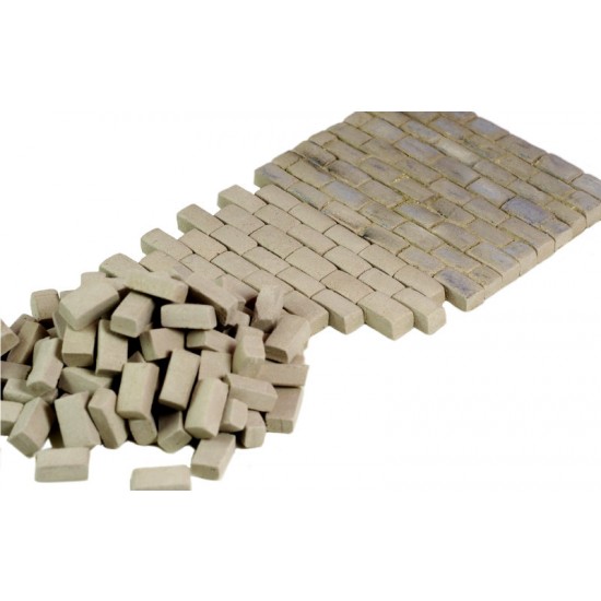 1/35 Cobblestones - Gray Large Version (50g, each length: 9mm)