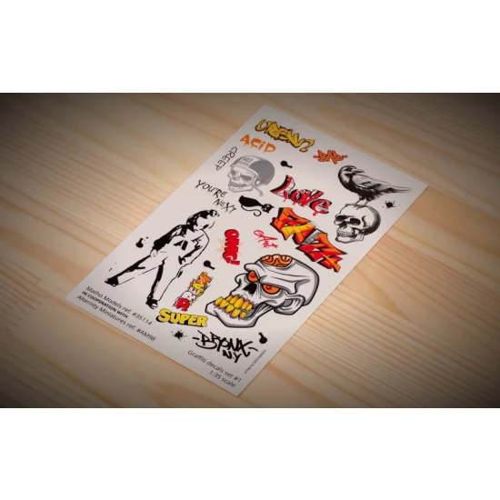 1/35 Graffiti Decals set #1