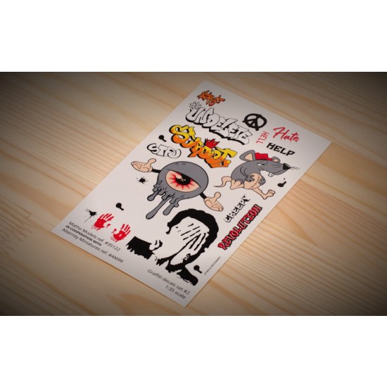 1/35 Graffiti Decals set #2