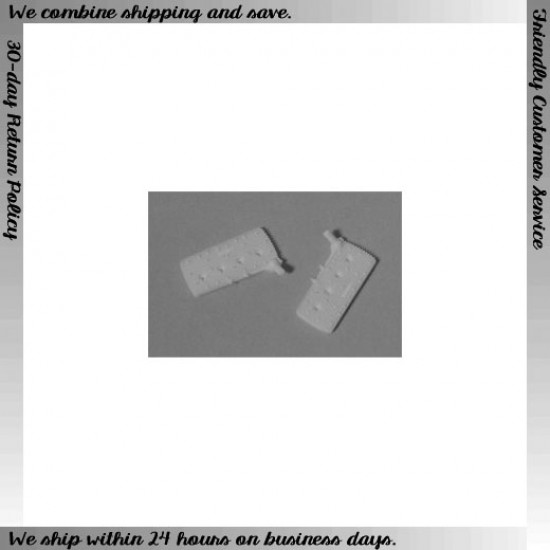 Finned Flat Heads, Offenhauser Front Port for 1/24, 1/25 scale kits (2pcs)