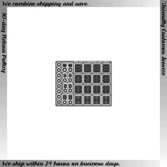 NASCAR Hood Tether Set for 1/24, 1/25 scale kits