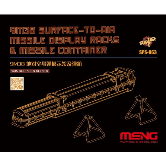1/35 9M38 Surface-to-air Missile Display Racks & Missile Container for #SS014