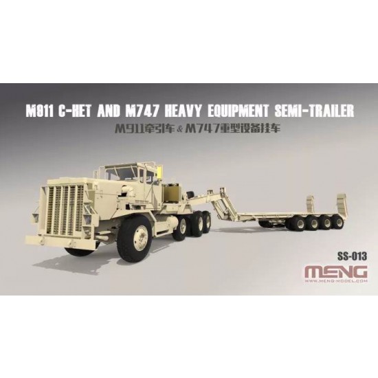 1/35 M911 C-HET w/M747 Heavy Equipment Semi-Trailer