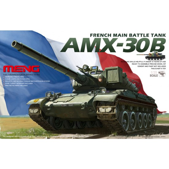 1/35 French AMX-30B Main Battle Tank #TS-003