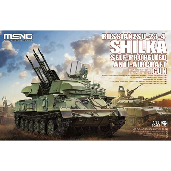 1/35 Russian ZSU-23-4 Shilka Self-Propelled Anti-Aircraft Gun