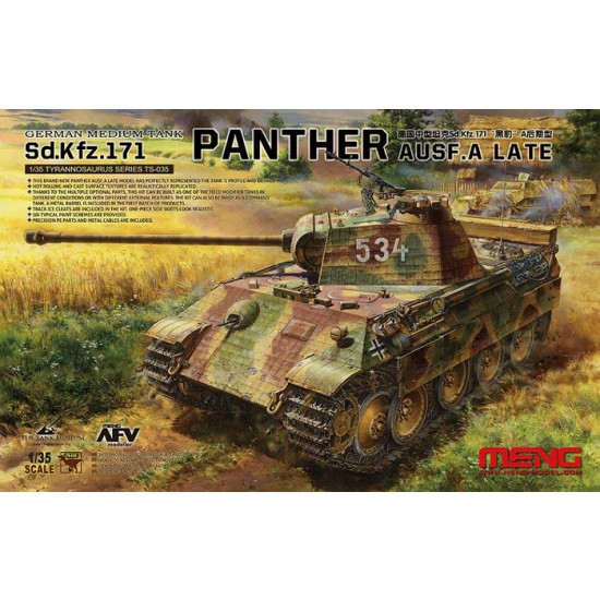 1/35 German Medium Tank SdKfz 171 Panther Ausf A (Late)