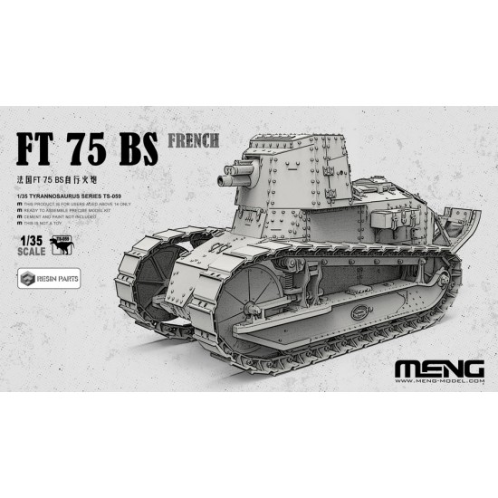 1/35 French FT 75 BS Light Tank