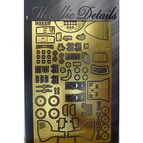 1/48 Polikarpov I-185 Detail Set for AMG Models kit (1 Photo-etched Sheet)