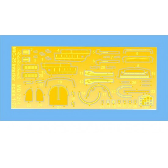 1/72 Mikoyan-Gurevich MiG-25 Interior Detail Set