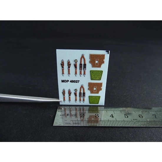 1/48 WWII French Seat Belts