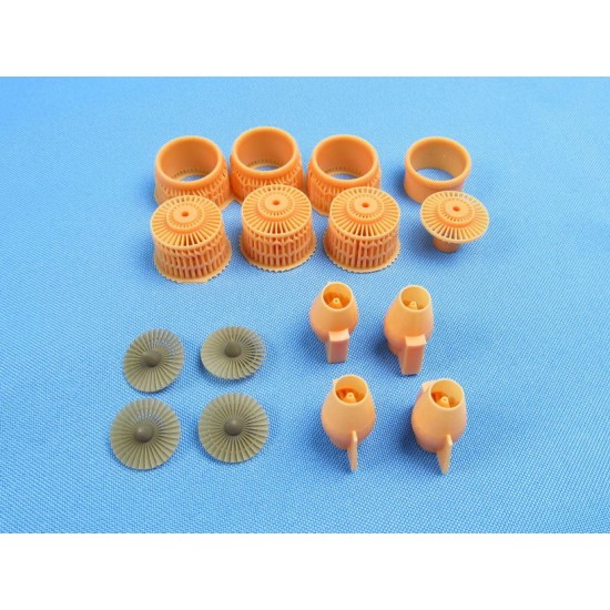 1/144 Antonov An-124 Ruslan Engines (3D-printed) for Revell kits