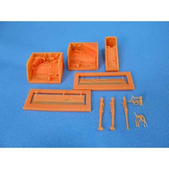1/48 Mikoyan MiG-27 Wheel Bays for Trumpeter kits